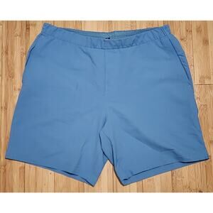 Lululemon Shorts Men XL New Venture Utility Blue Active Workout Casual 8" Inseam